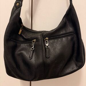 “The SAK” Black Hobo Bag- 15 x 9 x 4